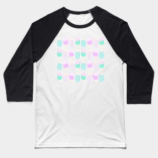 Ice block pattern Baseball T-Shirt